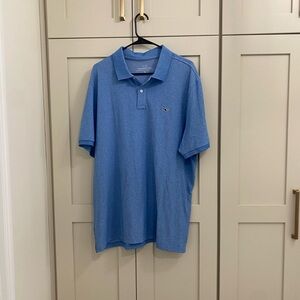 Vineyard Vines Heathered Sky Blue Polo